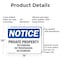 Signmission Private Property No Parking No Trespassing OSHA Notice Sign, Aluminum, 14in W x 10in L, 2PK OS-2PACK-NS-A-1014-L-17837 - alternate 3